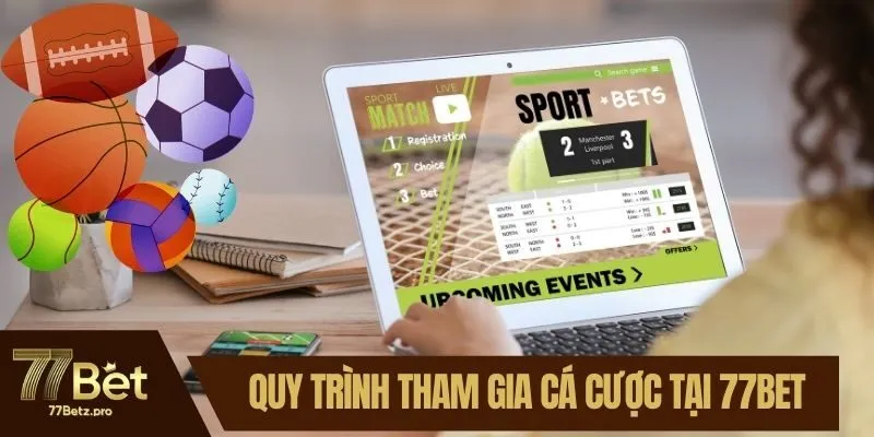 Quy tr&igrave;nh tham gia c&aacute; cược tại 77BEt